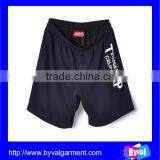 Black printed shorts wholesale 100%cotton shorts for men high quality shorts