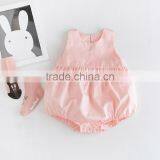 Baby Soft Bubble Bodysuit Clothing Ruffle Sleeve Design Toddler Girls Polka Dot Romper Wholesale thumbnail-2