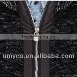 2014 Hot Sale Color Cotton Knitting Ribbed Men's Cardigan Sweater thumbnail-4