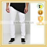 Hot Sale White Jeans for Men High Quality Slim Fit Stretch Denim Jeans thumbnail-1