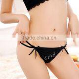 China Factory OEM Sexy Women Lace Solid G-String V-String Underwear Ladies Briefs Lingerie thumbnail-1