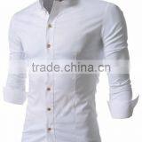 Factory Supply Cheap Long Sleeve Men White Business Dress Shirt thumbnail-6