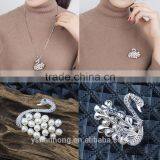 2015 Newest Austrian Rhinestone Brooch,high Quality Swan Shape Brooch thumbnail-2