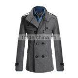 Hot Sale 4 Colors and 4 Size for Choice Casual European Stylish Mature Men Coat Woolen thumbnail-4