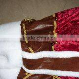 Red/Green Santa Reindeer Felt Christmas Gift Bag thumbnail-4