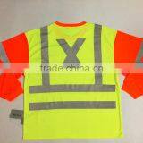 ANSI Class3 Two-tone Heat- Applied High Performance Warning T-shirt thumbnail-6