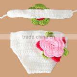 2016 Newborn Hat Cute Baby Handmade Kitted Hair Band and Hats thumbnail-5