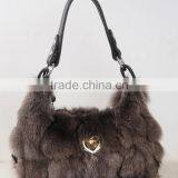 Elegant Genuine Fox Fur Handbags Women thumbnail-4