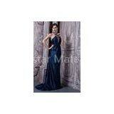 New Designer Halter Mermaid Evening Dress Long Party Gowns Online Shop Beads thumbnail-1