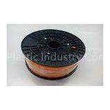 Orange1.75mm ABS Filament For Desktop 3D Printer , ABS 3D Printer Filament