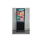 Dual Panel Digital Signage Case Fully Enclosed Aluminum Shell For Digital Media