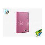 Square Smart Dual USB Pink 10400mAh Multi Function Power Bank With LED LCD