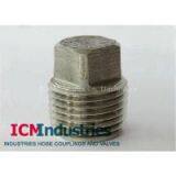 Forged 3000lb Stainless Steel Square Plug thumbnail-1