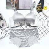 Siver Stripe Wireless Pushup Seamless Sexy Bra / Wedn Smoth Seamless Stripe Bra / Top Quality Women Bra