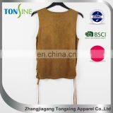 Women's Suedette Eyelet Top thumbnail-3