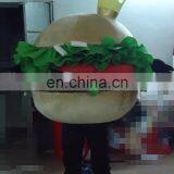 Costume Hamburger Double Hamburger Mascot Costume thumbnail-1