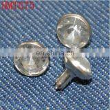 Rhinestone Acrylic Metal Pant Rivet