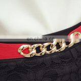 BT0639 Fashion Candy Color PU Leather Alloy Buckle Graceful Women Belt for Dress Cheap Dress Belts thumbnail-2