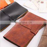 Creative A6 Leather Travel Notebook Refillable Paper Journal Notepad thumbnail-2