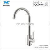 Contemporary Hot Sale With Drinking Water Stainless Steel Water Faucet Brushed Finish Lead Free Two Handle Kitchen Mixer Tap thumbnail-6