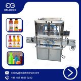 Small Scale Juice Filling and Sealing Machine, 4 Nozzle Juice Packing Machine