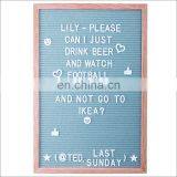 Wholesale Shabby Chic Farmhouse Rustic Frame Board Felt Letter thumbnail-4