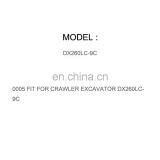 DIESEL ENGINE PARTS SHIM 0.1mm 65.11308-0005 FIT FOR CRAWLER EXCAVATOR DX260LC-9C thumbnail-1