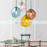 Zhongshan Nordic Style Home Decor Chandelier Glass Irregular Melt LLva Pendant Lights thumbnail-6