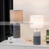 Hot Sale Fancy Ceramic Desk Lamp Antique Design Grey Lighting Table Lamp for Home Bedside thumbnail-3