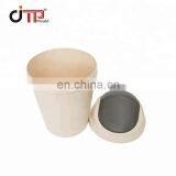 China Taizhou Factory Fine Quality Custom High Precision of Plastic Injection Dustbin Mould thumbnail-4