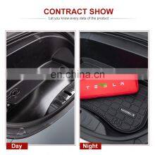 Carest Model3 Car Front Trunk Mat TPE Rubber Floor Tasteless For Tesla Model 3 Accessories Fit Argo Before Cargo Tray Waterproof thumbnail-2