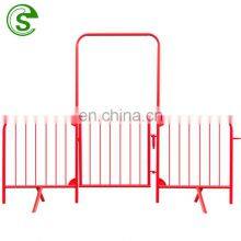 Anti-rust temporary special event fence pedestrian barriers gate