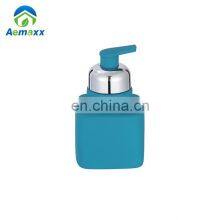 High Quality Rubber Coated Blue Ceramic Foam Pump Lotion Soap Dispenser thumbnail-2