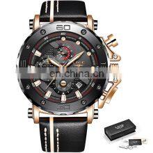 Lige 9899 Reloj Military Sport Mens Quartz Wristwatch Analog Waterproof Chrono Luxury Brand Watches Men 2020 thumbnail-2