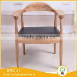 American White Beech Solid Wood Restaurant Leather Cushion Chairs Professional Dining Chair Supplier thumbnail-1