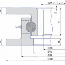 Standard I.500.22.00.A Rotary Turntbale Bearing Ring Factory Supply thumbnail-2