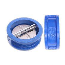 Double Disc Wafer Butterfly Type Ductile Cast Iron Mini Cf8m Check Valve thumbnail-1