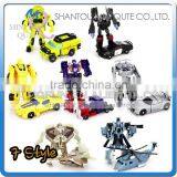 Mini Qute 7 Styles America Movie Plastic Changing Robot Car Action Figures Kids Model Collection Toys NO.MQ 040