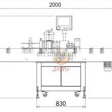Automatic Bottle Sticker Labeling Machine for Cosmetics Jar Round Bottle Labeling Machine thumbnail-3