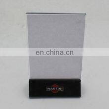 Clear Acrylic Sign Holder for Table Card Menu or Drink Display thumbnail-2