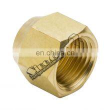 Refrigeration Brass Fitting Straight Knurling Brass Inserts Nut Self-Locking Blind Threaded Inserts Brass Nut thumbnail-4