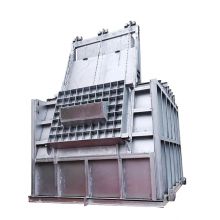 Industrial aluminum copper rectangular melting furnace