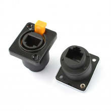 Коннектор Ethercon для монтажа на переднюю панель