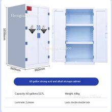 Industrial PP Chemical Storage Cabinet | Heavy-Duty, Double-Lock Safety | for Factory Corrosive Liquids thumbnail-3