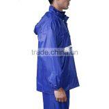 Adult Male Nylon Raincoat Rain Pants Suit thumbnail-3