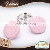 China Supplier Custom Metal Jacket Coats Logo Spring Snap Button