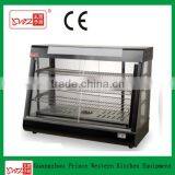 Glass Snack Food Counter Display Warmer