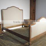Classical Style Wooden Frame King Size Bedroom Furniture Antique Bed thumbnail-4