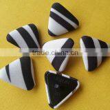 Triangle Shape Fabric Covered Shank Button -- F1506 thumbnail-4
