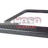 JDM /FF 3K TWILL REAL 100% CARBON FIBER LICENSE PLATE FRAME thumbnail-4